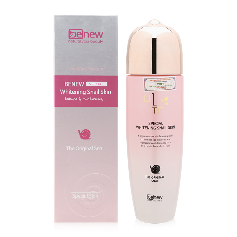 Nước Hoa Hồng Trắng Da Và Ngừa Lão Hóa Ốc Sên Benew Special Whitening Snail Skin (150ml) - Hàn Quốc Chính Hãng