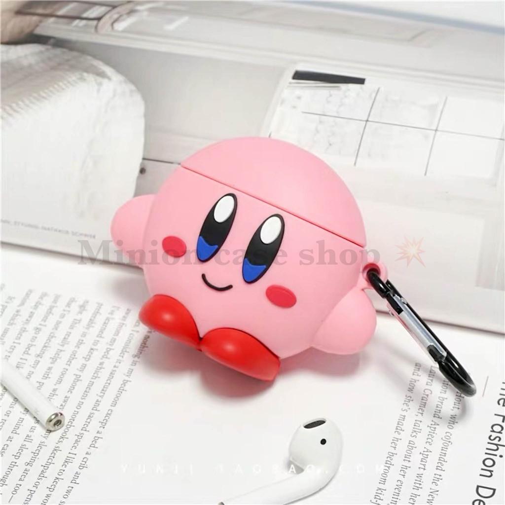 Bao Case Ốp dành cho airpod 1 và 2, tai nghe bluetooth i11,i12, i100, i200, i9s... Kirby hình đẹp cao cấp