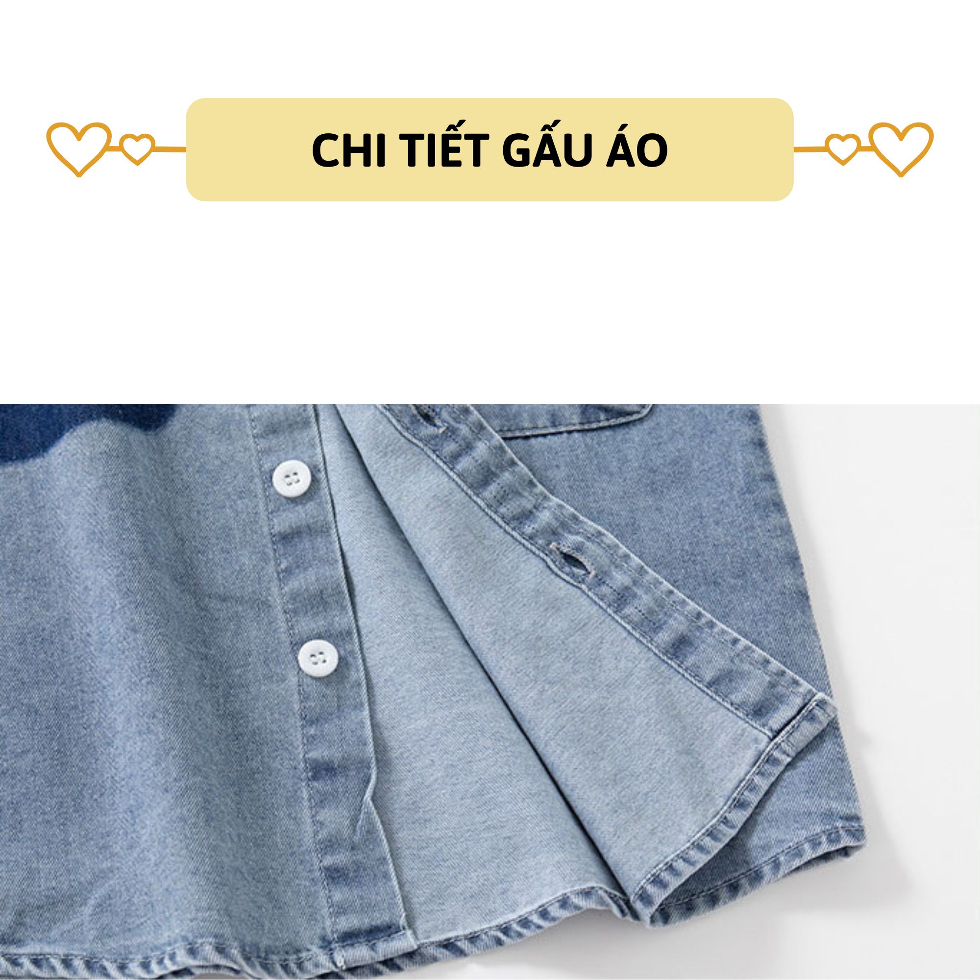 Áo sơ mi jean bé trai dài tay 27Kids WELLKIDS áo bò mềm cổ bẻ đi học nam cho trẻ từ 2-8 tuổi BLSH4