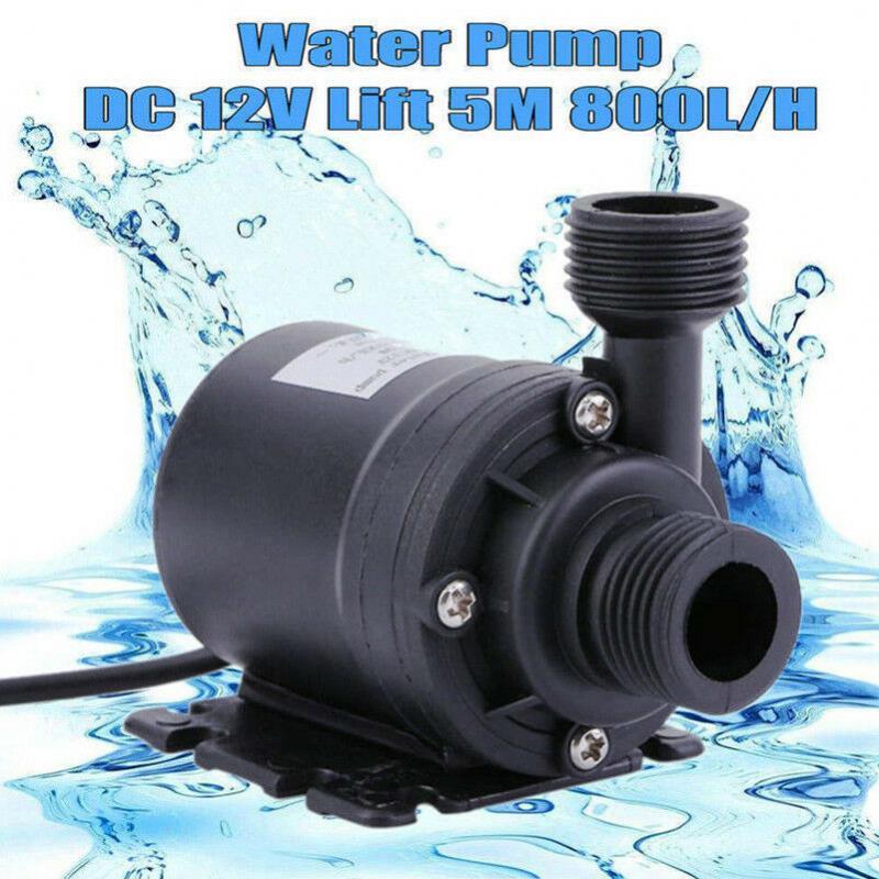 1pc Portable DC 12V 800L/H Submersible Water Pump Multifunction Kit Accs