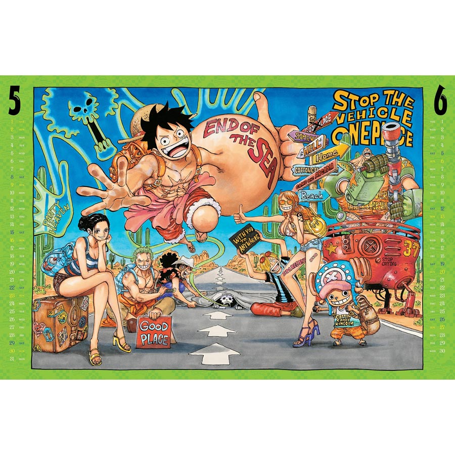 Lịch Treo Tường One Piece 2021