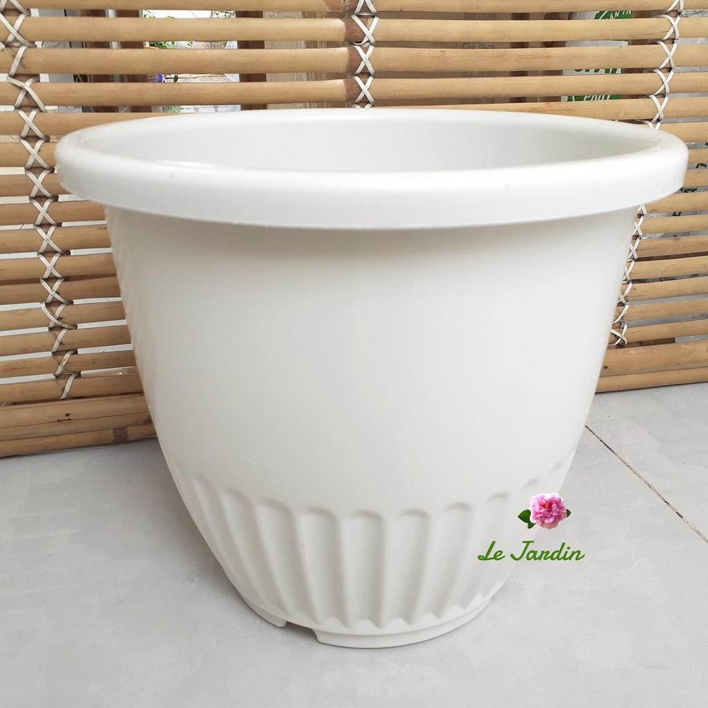 Chậu nhựa tròn trồng cây cỡ trung đường kính 30cm cao 26cm