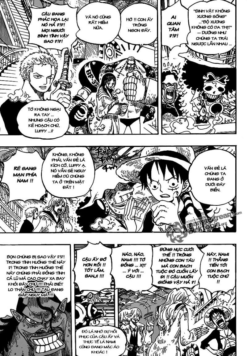 đảo hải tặc - one piece chapter 605 3