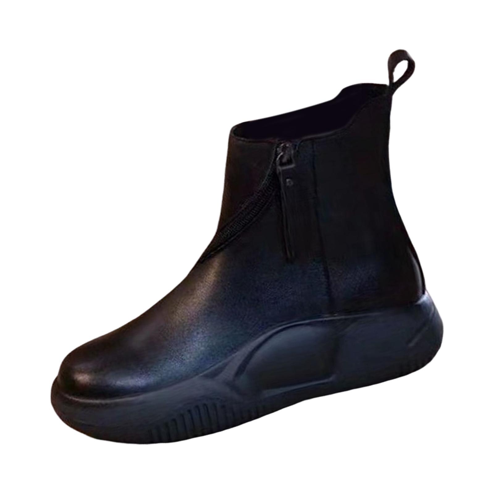 Comfortable Short Boots Women Shoes Ankle Boots with Zipper for Women Gifts