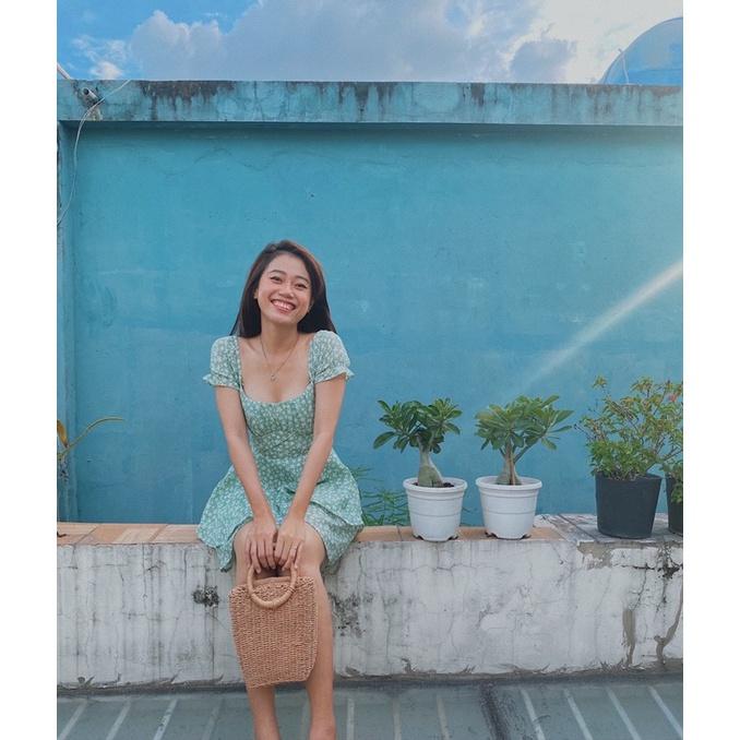 Jumsuit hoa hai tầng