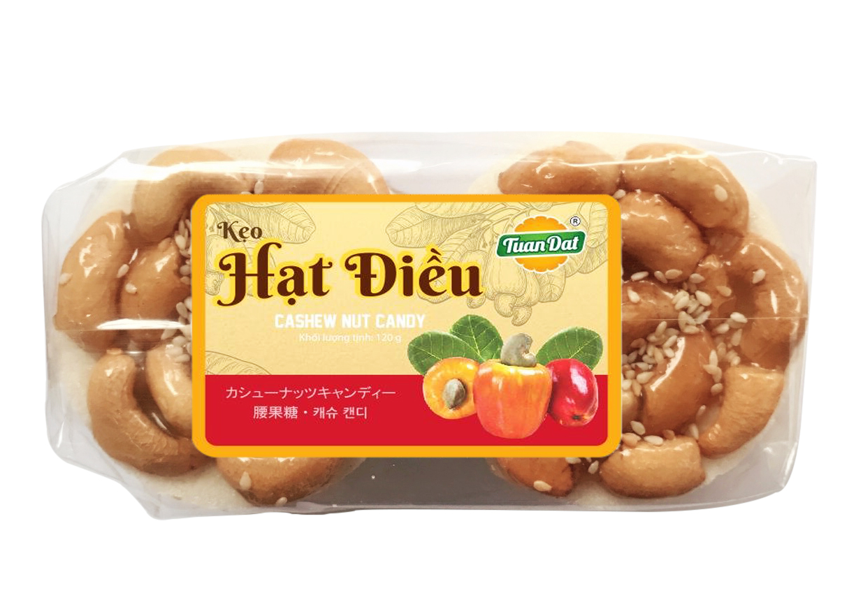 Kẹo Hạt Điều Tem Tím Tuấn Đạt