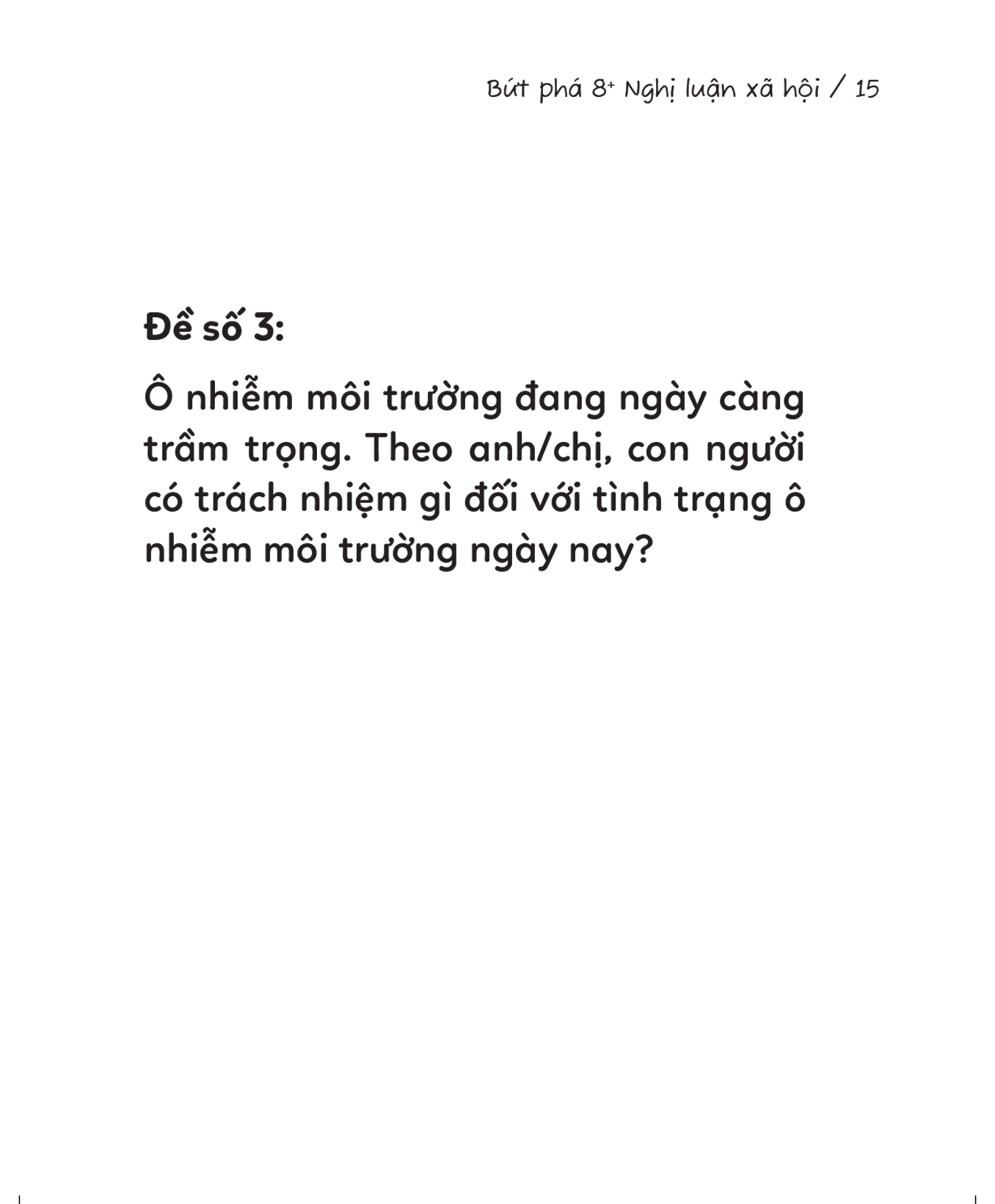 Sách Bứt Phá 8+ Nghị Luận Xã Hội - Theo Bí Kíp Học Sinh Giỏi Quốc Gia Môn Ngữ Văn - Dành cho học sinh THPT