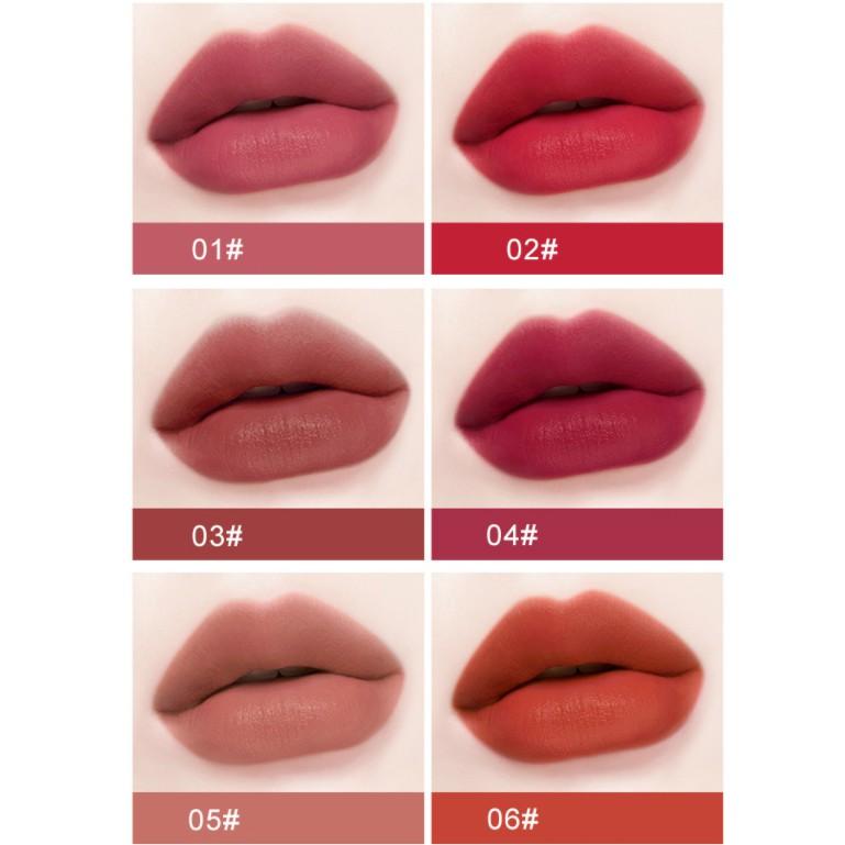 Son kem bùn AGAG bền màu mềm mịn New Matte Velvet Lip Mud