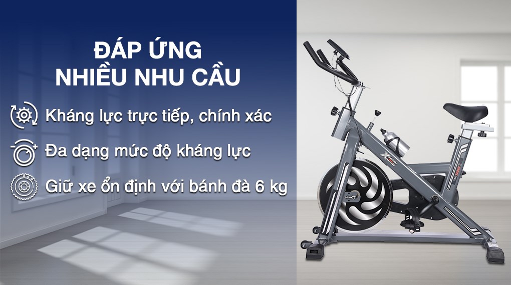 Xe đạp thể dục cao cấp Airbike Sports MK330 - Hàng chính hãng