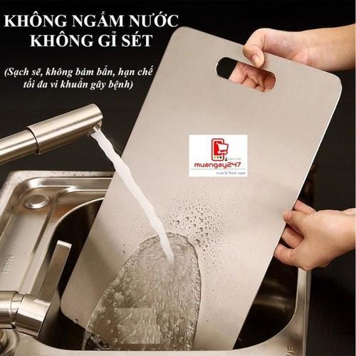 Thớt inox cao cấp 304 - Thớt Kháng Khuẩn Chống Mùi, Siêu Xịn Bền