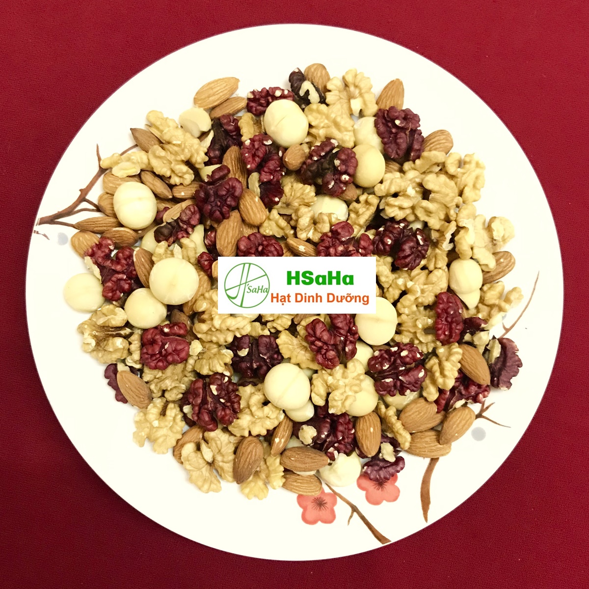 Mix Hạt Dinh Dưỡng Dành Cho Bà Bầu - 4 Loại Tách Vỏ - HSaHa - 500g