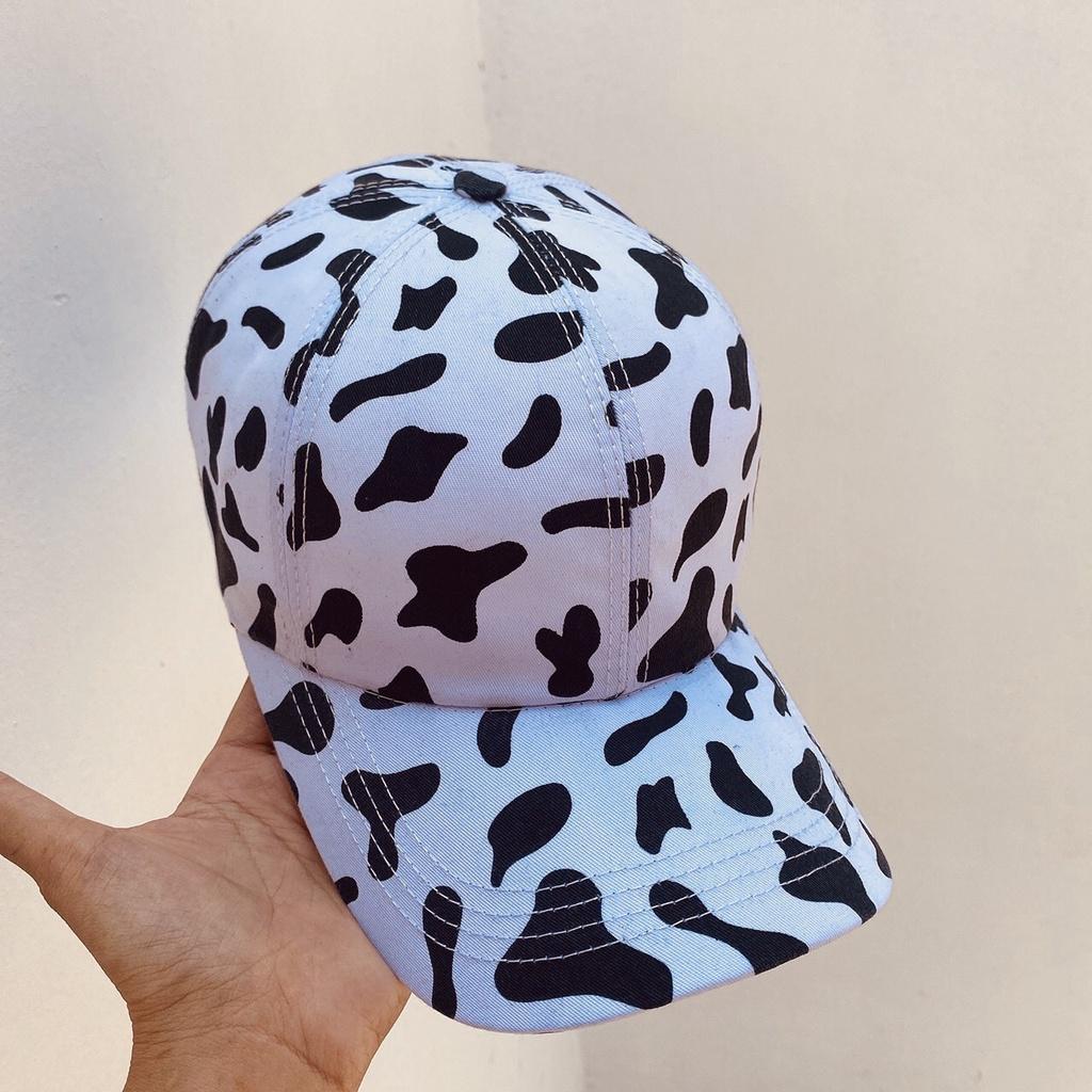 Nón kết họa tiết bò sữa unisex nón vành bucket bò sữa phong cách trẻ trung siêu cute K11 - babitrendy