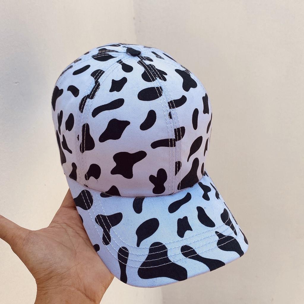 Nón kết họa tiết bò sữa unisex nón vành bucket bò sữa phong cách trẻ trung siêu cute K11 - babitrendy