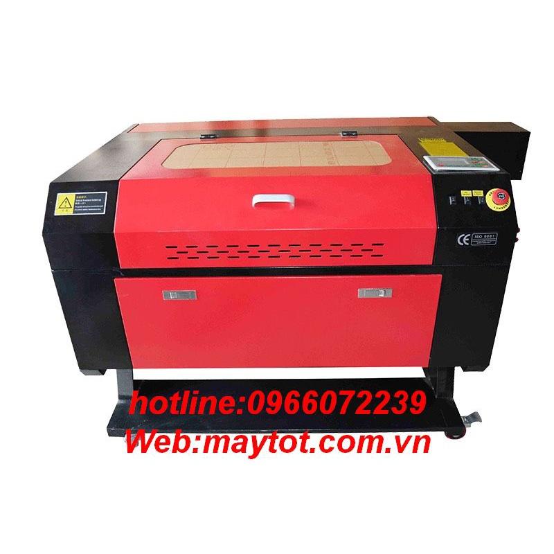 Máy cắt khắc laser model YH-7050 khắc các vật liệu phi kim như da, vải, pha lê, thủy tinh hữu cơ, ngọc, gỗ, giấy, cao su