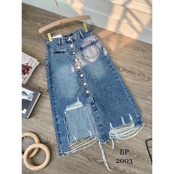 Chân váy jean cao cấp