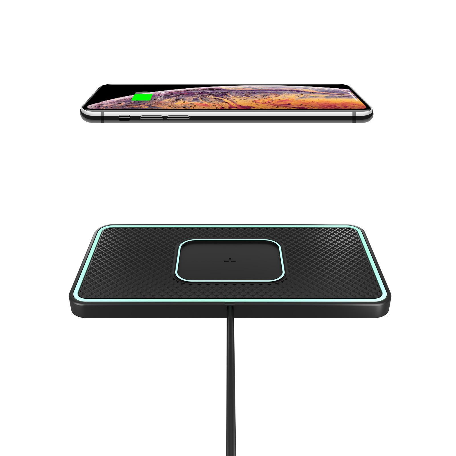 Wireless Charger Charging Pad Fast  Mat Compact for Office