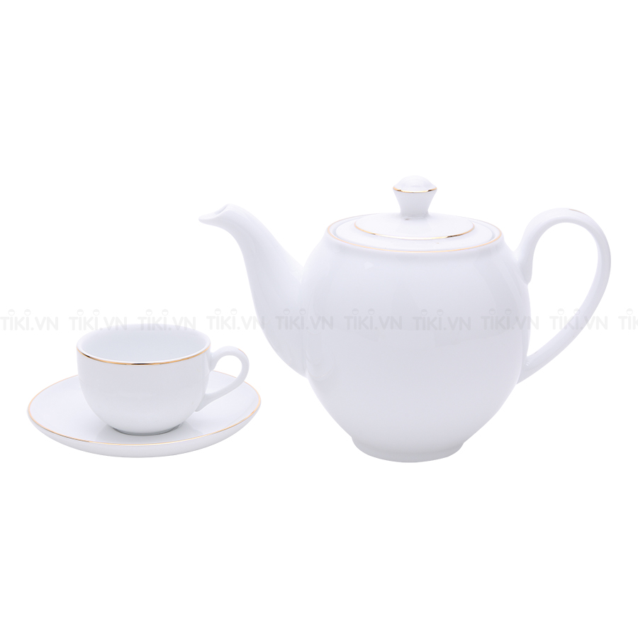 Bộ Trà Camellia Minh Long 01803801403 (0.8L) - Bắt Chỉ Vàng