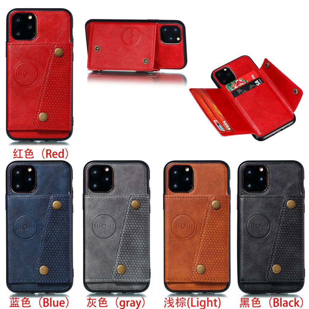 Ốp lưng da ví gập cho iPhone 12 iPhone 11 Pro Max iPhone 12