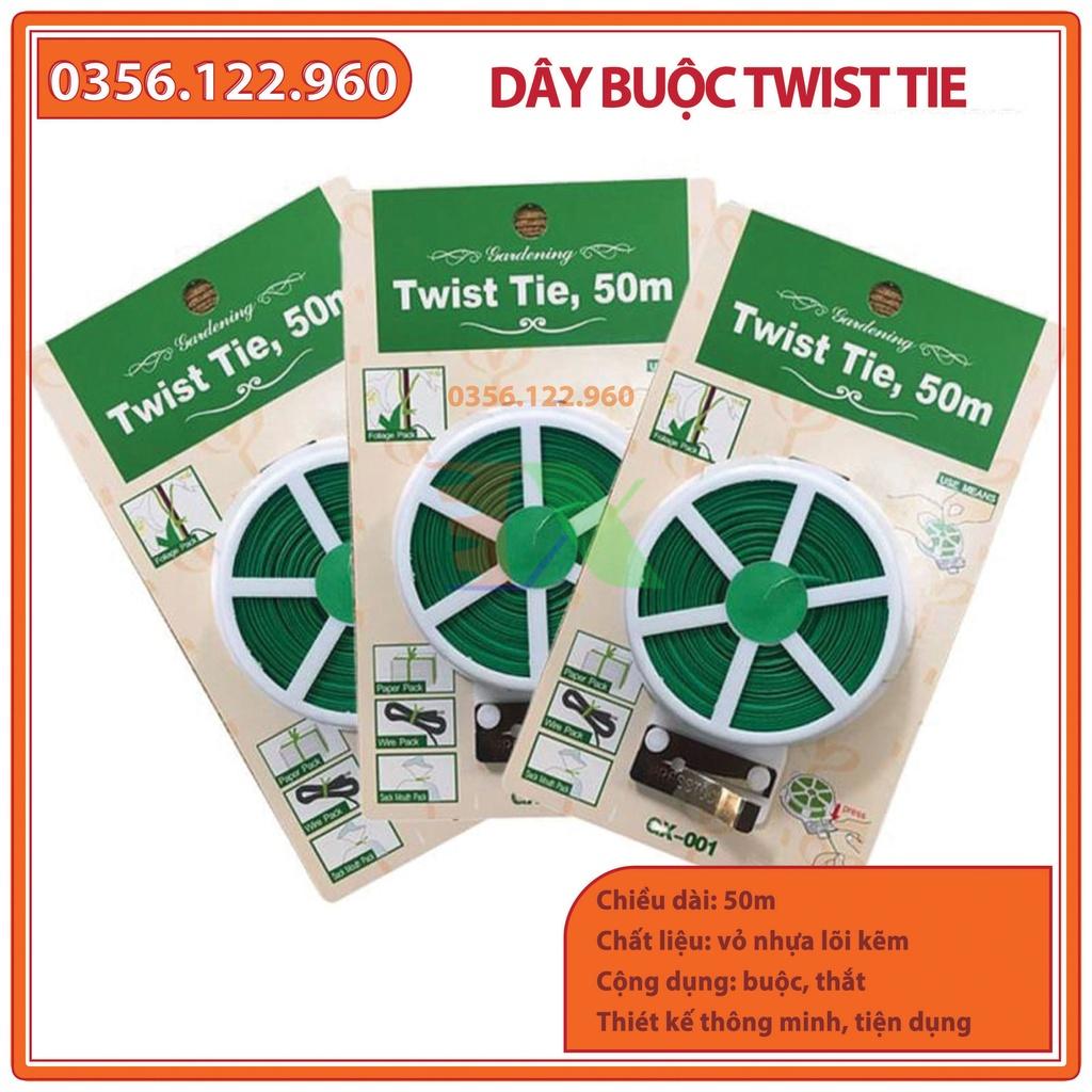 Combo 3 Cuộn dây buộc đồ đa năng Twist Tie, 50m  - Dễ dàng sử dụng mọi lúc mọi nơi