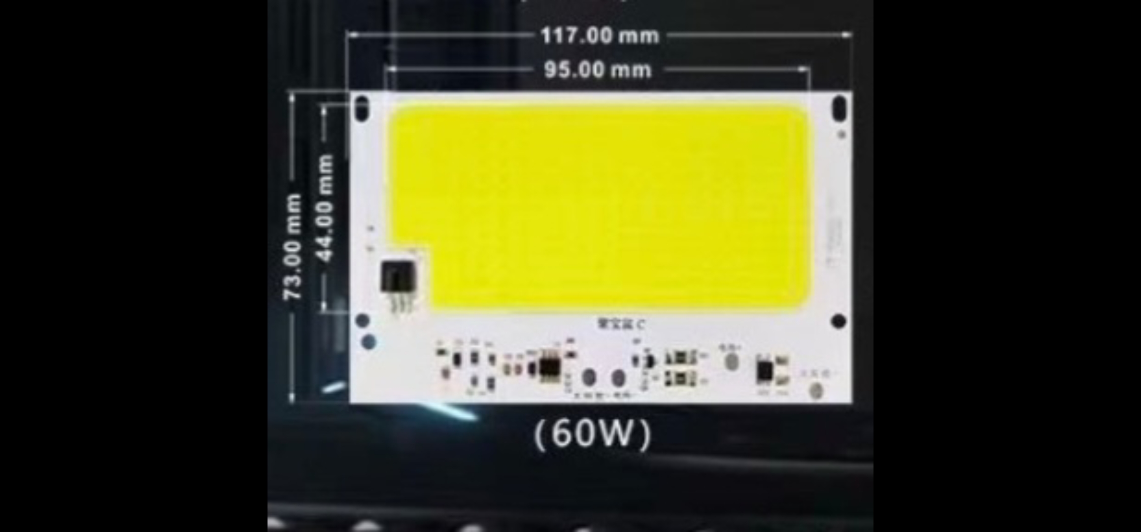 Chíp led cod 60w- 100w siêu sáng, có tích họp mạch điều khiễn