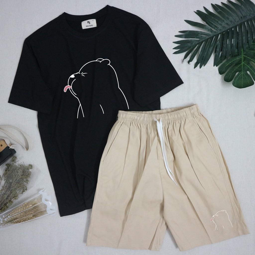 Combo Áo Thun + Short Kaki - L.I.U.L.I.U