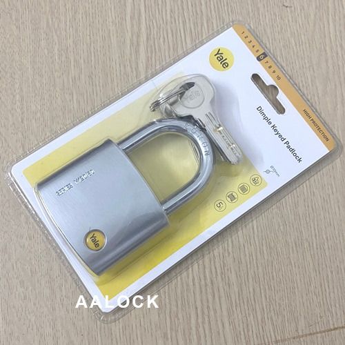 Ổ khóa bấm Yale Y120D/60/135/1/5 size 60mm chìa vi tính, khoá chống cắt, chống trộm cao cấp của Mỹ