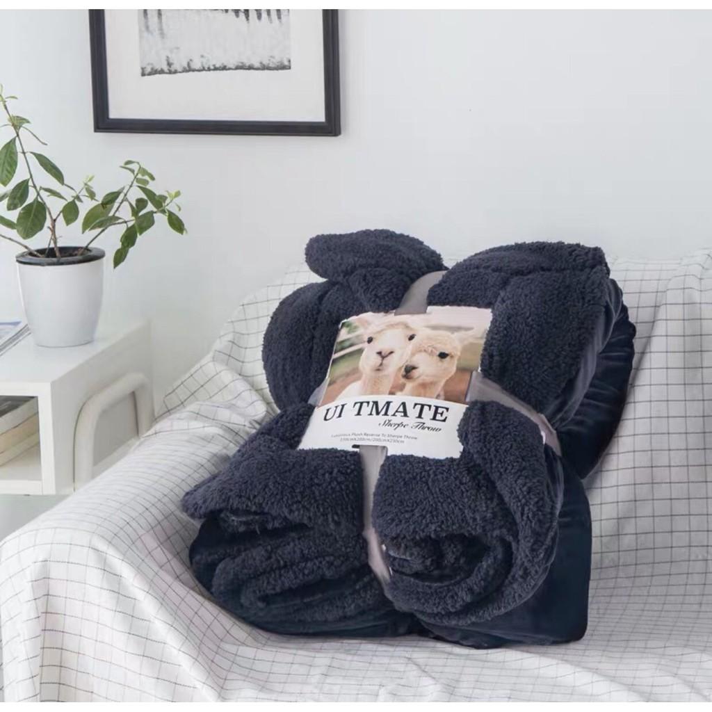 Chăn lông cừu Ultimate siêu mềm mịn hàng cao cấp - Ảnh thật do shop tự chụp