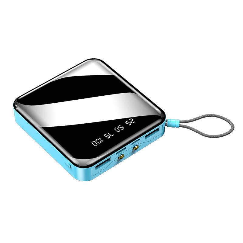 Bộ sạc dự phòng mini dung lượng lớn phong cách mới nhất 20000 mAh màn hình kỹ thuật số sạc nhanh quà tặng cung cấp năng lượng di động với mẫu in logo