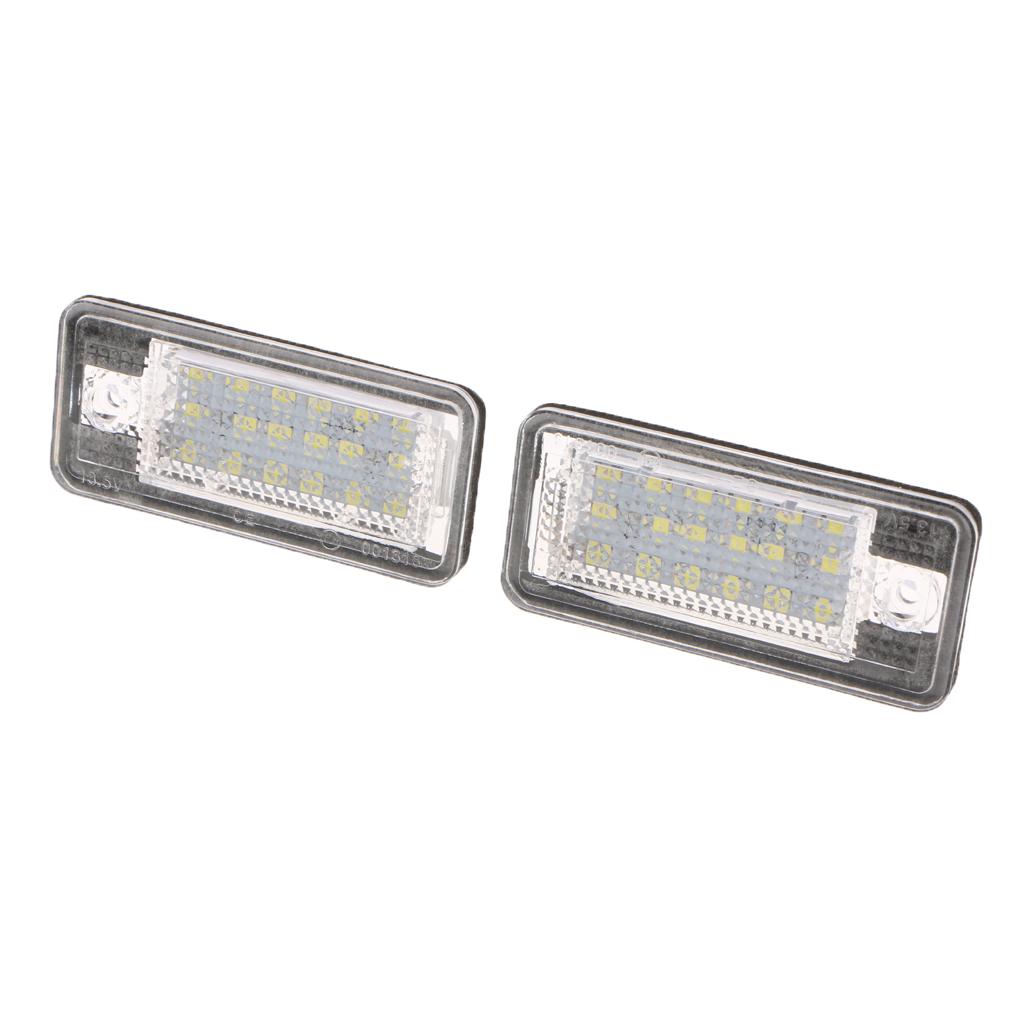 6500K 3.48W 12V License Plate Lights LED for  A3 A4 B6 B7 A6 A8 Q7 A5