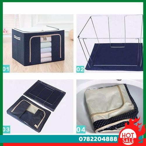 Túi Đựng Chăn Màn Khung Sắt Cao Cấp -Tặng Kèm 05 Khăn Lau 2 Mặt Siêu Thấm- - CH Hương Thị Miễn Phí Vận Chuyển
