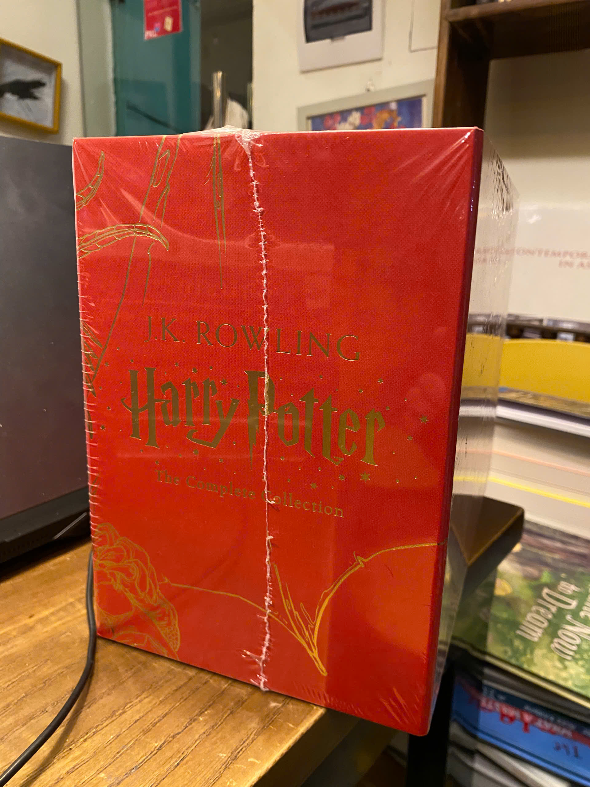 Sách - Harry Potter Box Set: The Complete Collection by J.K. Rowling | Fantasy Book | Bìa cứng