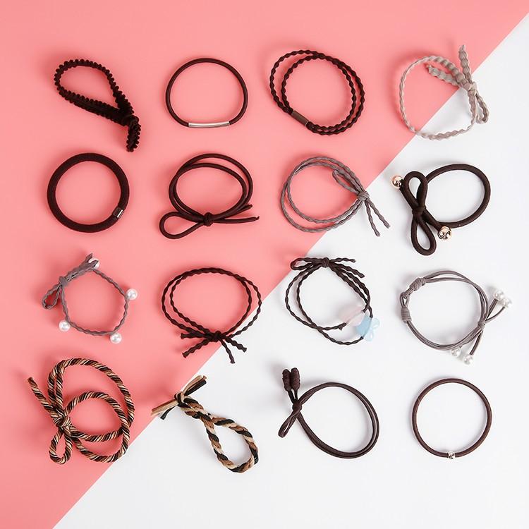 Hộp 16 dây buộc tóc/dây cột tóc