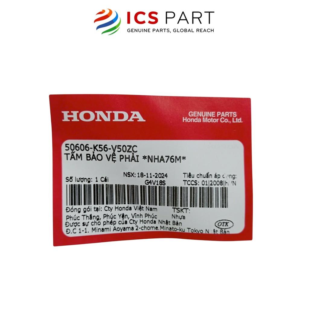 Tấm Bảo Vệ Để Chân Phải Nha76M HONDA Winner X V2 2019 Màu Đen mờ (50606K56V50ZC)