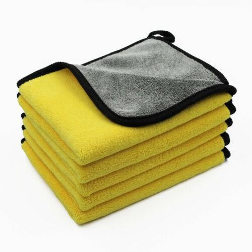 Khăn lau đa năng chất liệu Microfiber 2 mặt, Khăn siêu thấm không đổ lông chuyên dụng để lau nhà cửa, bếp, ô tô