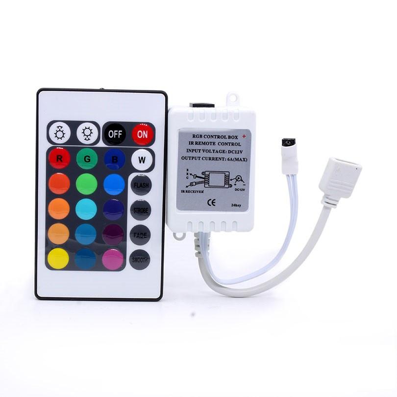 Bộ mạch điều khiển dây led Bluethoo trang trí đổi màu full hiệu ứng bằng điện thoại loại chính hãng