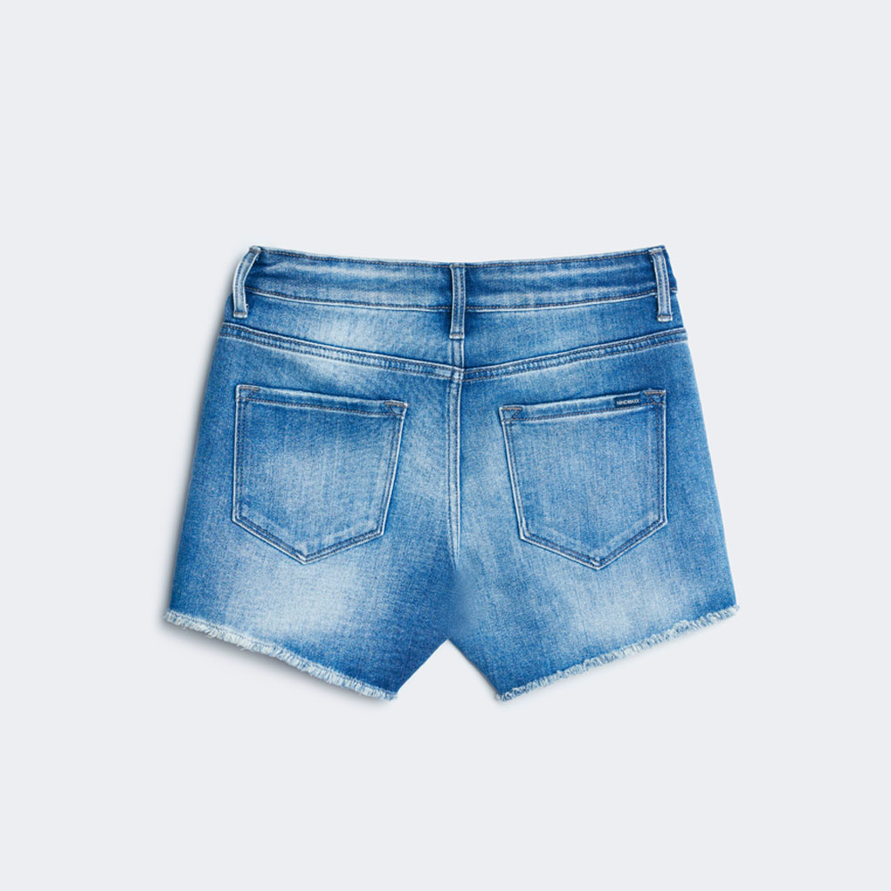 Ninomaxx Quần short Jean Nữ chất cotton pha spandex 2202016