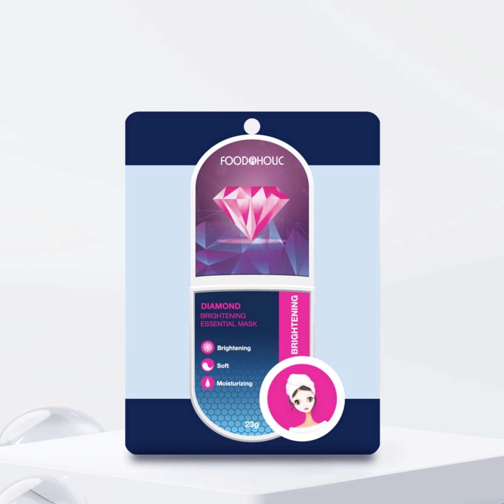 Mặt Nạ Giấy Cấp Ẩm, Dưỡng Trắng Da Hàn Quốc Foodaholic Mask 23g