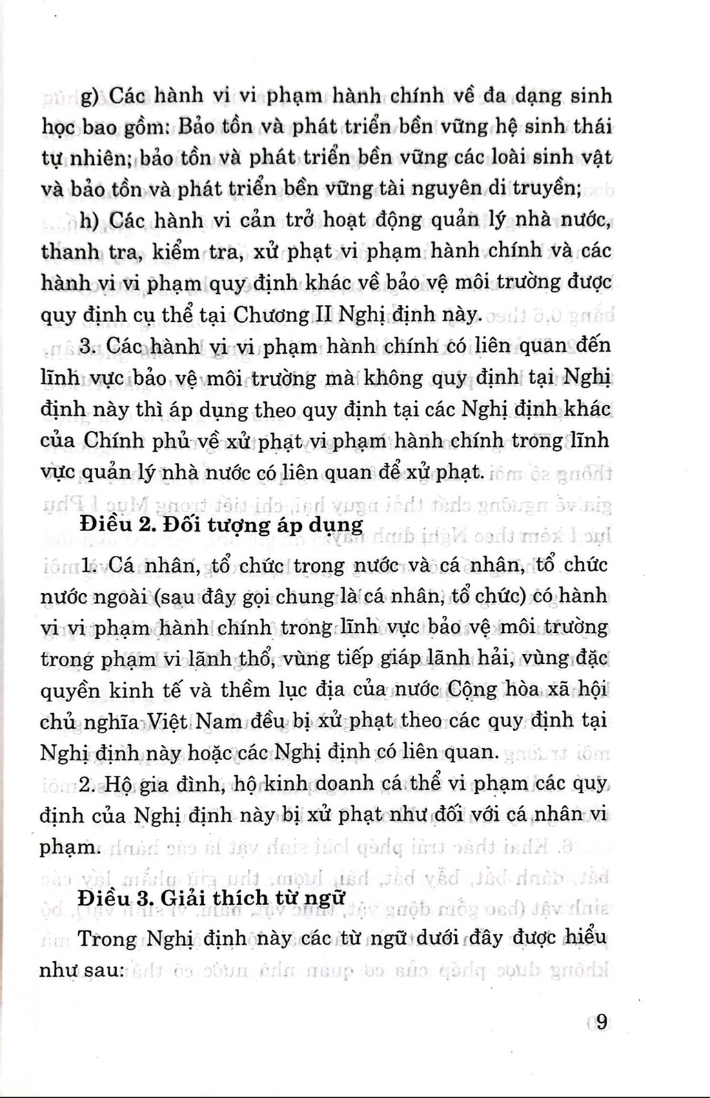 Nghị định của Chính phủ về xử phạt vi phạm hành chính trong lĩnh vực bảo vệ môi trường
