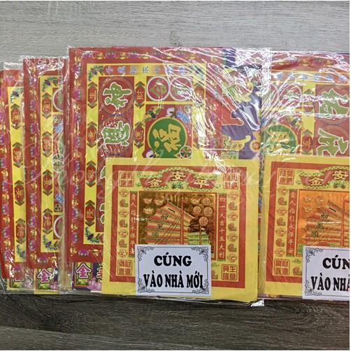 Giấy tiền cúng Nhà mới,Xưởng ,Công trình mới... kèm Văn khấn