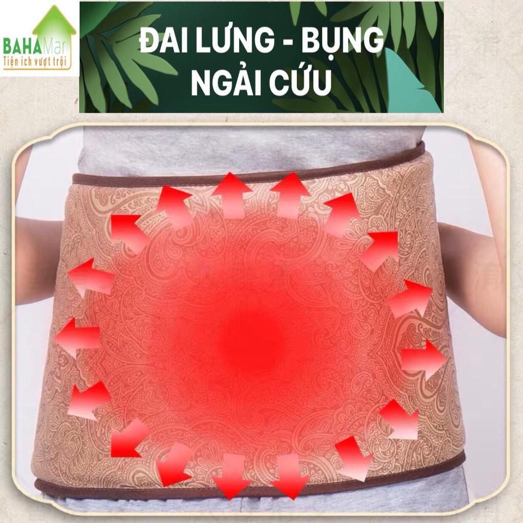 ĐAI ĐEO LƯNG BỤNG NGẢI CỨU &quot;BAHAMAR&quot; rất tốt cho ai hay bị lạnh bụng, đau thắt lưng, chướng bụng đầy hơi...