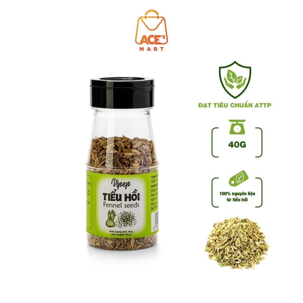 Tiểu hồi Vipep 40g - bột gia vị nguyên chất, sạch, tốt cho sức khoẻ giúp ướp thịt, nêm nếm, nấu canh