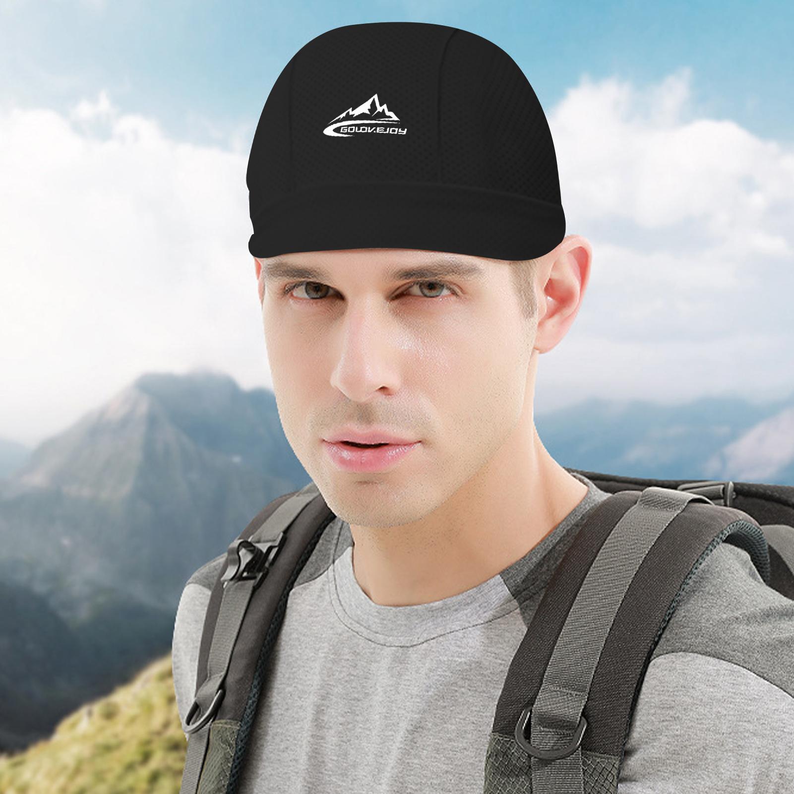 Đi Xe Đạp Mũ Đi Xe Đạp Dưới Mũ Bảo Hiểm Thoáng Khí Nón Xe Đạp Thấm Hút Mồ Hôi Xe Đạp Chống Tia UV Hat Mũ Bảo Hiểm Đi Xe Đạp Color: dark gray