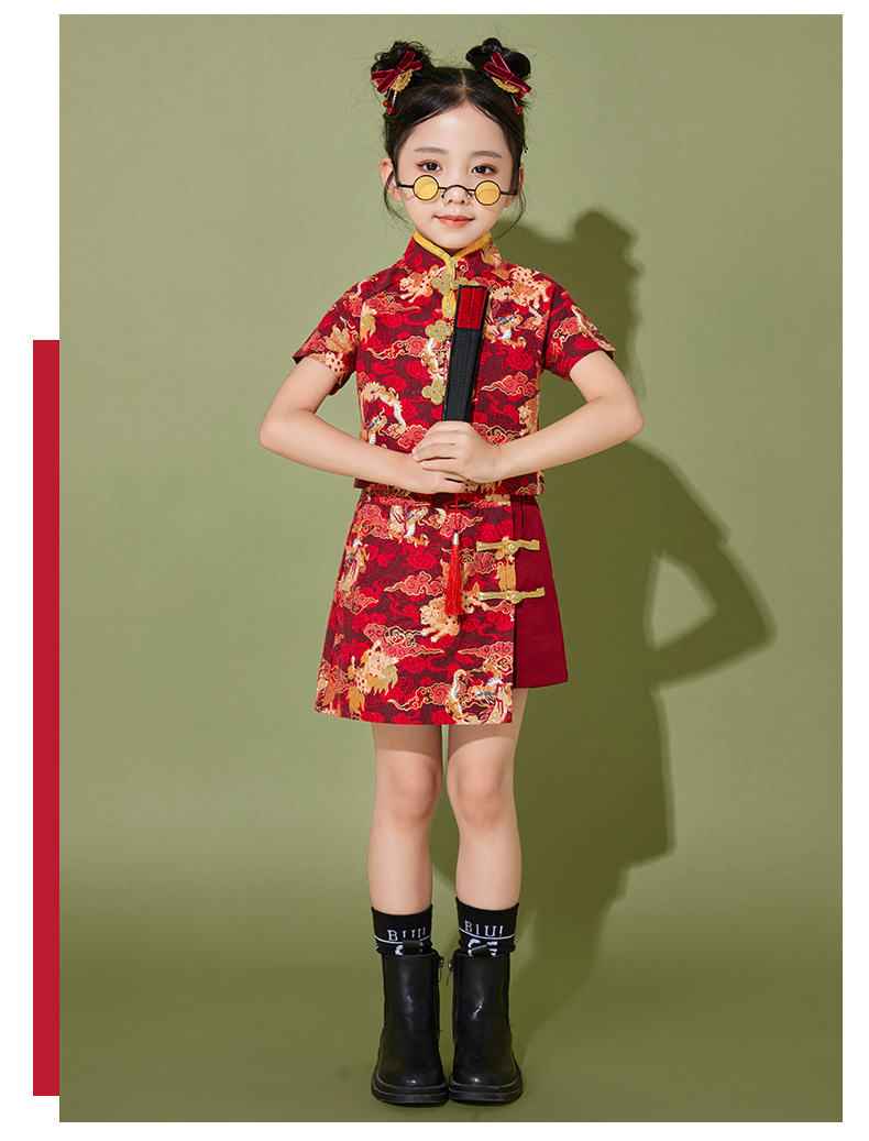 Set đồ cho bé trai bé gái phong cách trung hoa diện lễ tết trung thu size 100-180 hàng Quảng Châu cao cấp