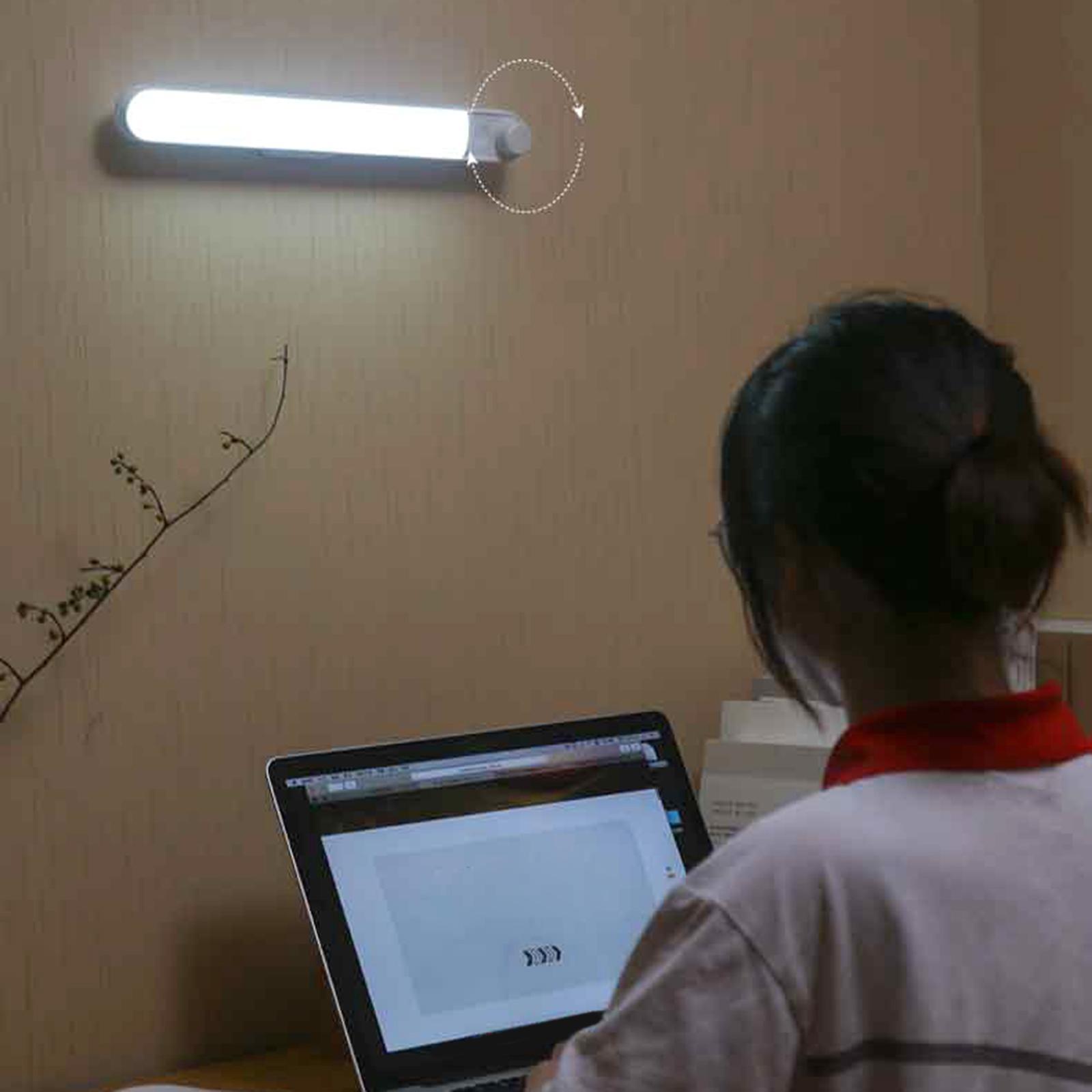 Closet Light Table Lamp Night Light Magnet Mount for Cabinet USB Plug in