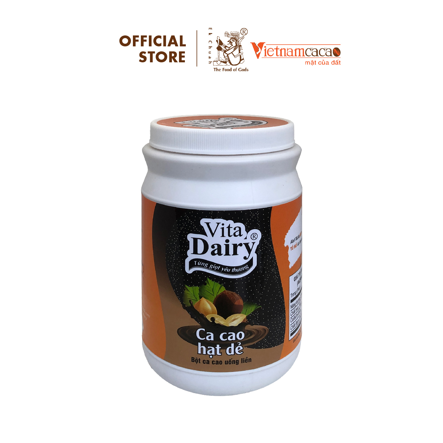 Cacao sữa bột Vita Dairy - Hũ 450g - Vinacacao