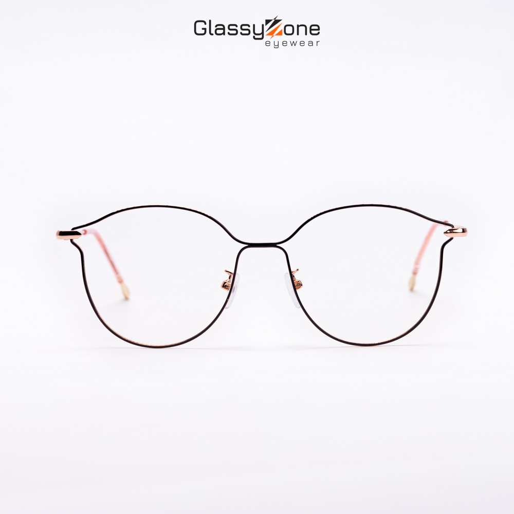 Gọng kính cận, Mắt kính giả cận kim loại Form Unisex Nam Nữ Patrick - GlassyZone