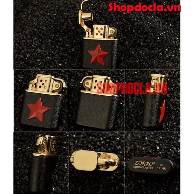 Bật Lửa Zorro Xăng Đá Z506-628 Ngôi Sao 5 Cách Biểu Tượng VIETNAM