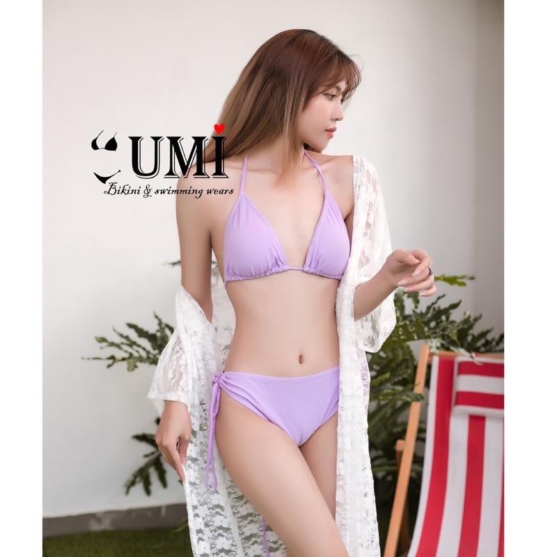 Bikini 2 mảnh màu tím pastel nhẹ nhàng