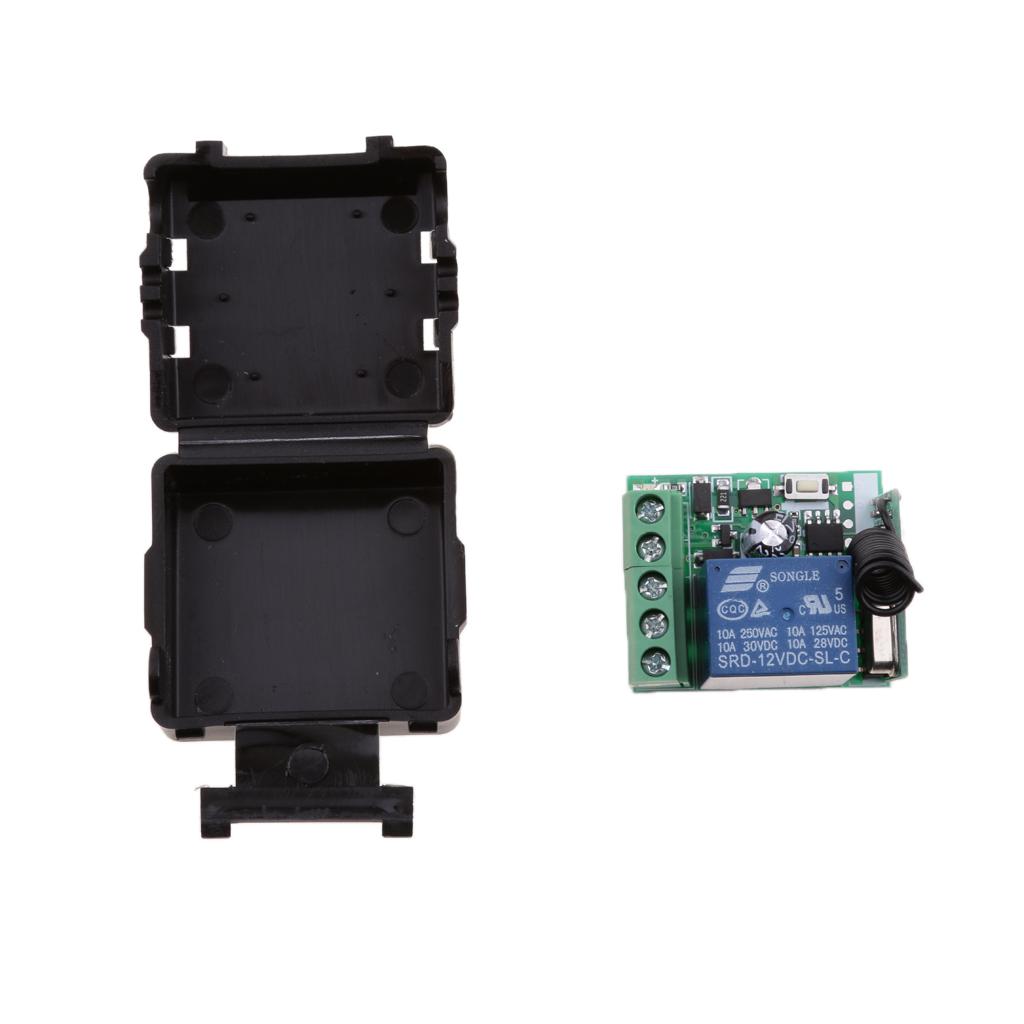 DC 12V Wireless Remote Control Switch Receiver Transmitter 315MHz 2 Keys