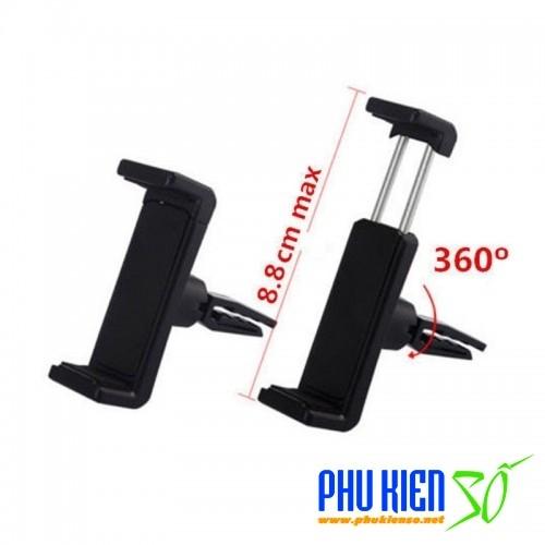 Kẹp điện thoại KF9 – Gắn điện thoại trên khe máy lạnh xe ô tô, xoay 360 độ